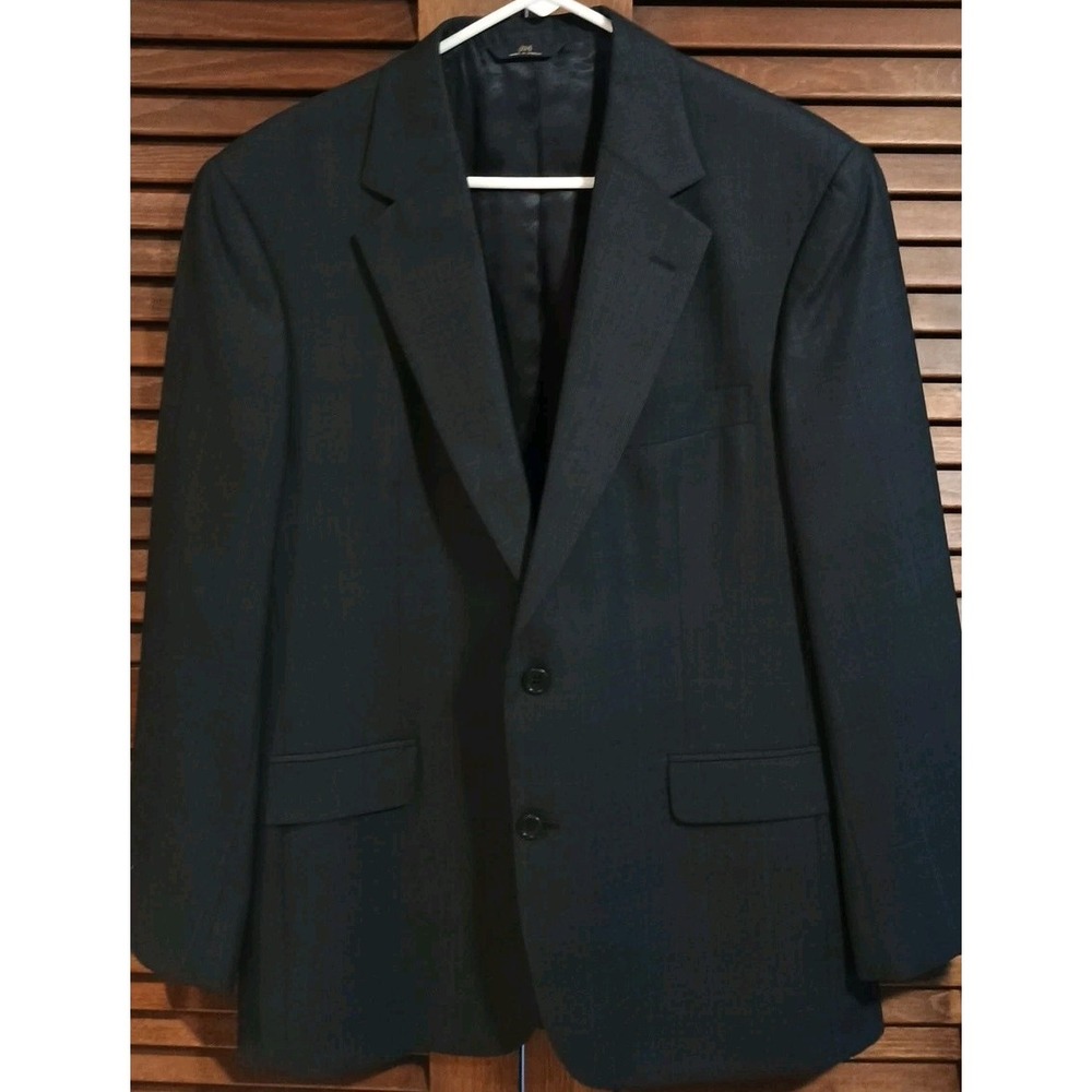 Brooks brothers 346 Stretch Wool Blue Plaid Blazer Jacket Size 41R